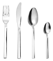 Estia Pure Σετ Μαχαιροπίρουνα Ανοξείδωτα Ασημί 24τμχ