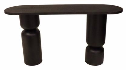 Κονσόλα από Ξύλο & Μέταλλο Μαύρο Μ150xΠ45xΥ77εκ.