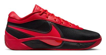 Nike Giannis Freak 6 Χαμηλά Μπασκετικά Παπούτσια Black / University Red