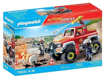 Playmobil Action Heroes Πυροσβεστικό Όχημα 4x4 για 4-10 ετών