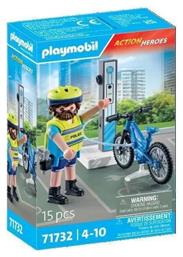 Playmobil Action Heroes Αστυνομικός με Ηλεκτρικό Ποδήλατο για 4-10 ετών