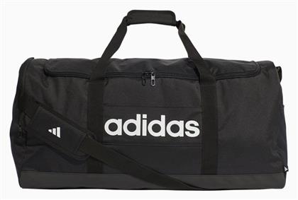adidas Linear Duffel Ανδρική Τσάντα Ώμου για Γυμναστήριο Μαύρη