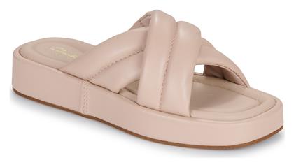 Clarks Glide Δερμάτινα Γυναικεία Σανδάλια