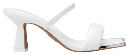 DKNY Mules με Τακούνι σε Λευκό Χρώμα