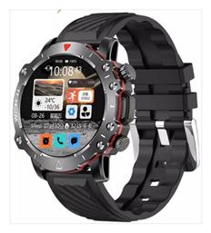 Smartwatch Lg78 Pro Ip68 Αδιάβροχο Οξυγόνο Αίματος Θερμοκρασία Σώματος Σπορ Μαύρο Μαύρo Πλαστικό Σιλικόνη Android Ios
