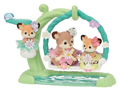 Epoch Toys Παιχνίδι Μινιατούρα Babies Floral Swing Sylvanian Families για 3+ Ετών