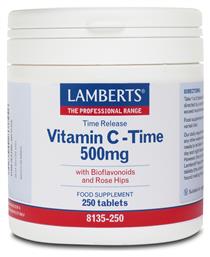 Lamberts Vitamin C Time Βιταμίνη 500mg 250 ταμπλέτες