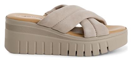 Tamaris Δερμάτινα Γυναικεία Σανδάλια Flatforms σε Χρώμα