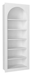 Βιβλιοθήκη Voila 74x35x180εκ. Λευκό