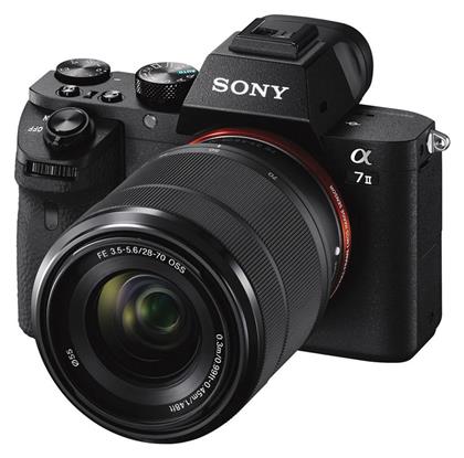 Sony α7 Mark II Kit (FE 28-70mm F3.5-5.6 OSS) Μαύρη