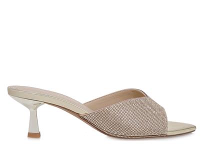 Alessandra Bruni Mules Χρυσά ABIBIZA-012-LGOLD731-21MIRRORwithSTRASS