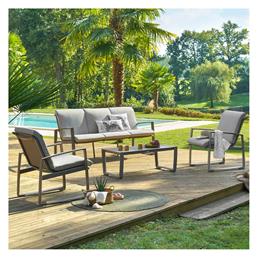 Σετ Σαλονιού με Μαξιλάρια 4τμχ Γκρι 205202C