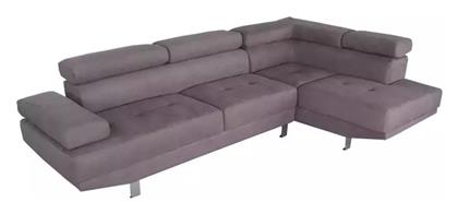 Delfie Γωνιακός Καναπές Υφασμάτινος 260x163x72εκ.