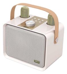 Sonic Gear Σύστημα Karaoke με Ασύρματα Μικρόφωνα iOX K600 Souffle σε Μπεζ Χρώμα