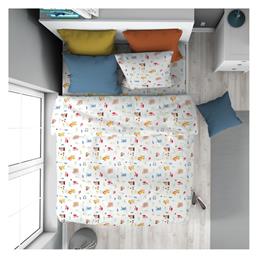 Dimcol Παιδικό Πάπλωμα Μονό White-sky Blue 160x240εκ.