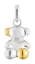 Tous Charm Γούρι από Επιχρυσωμένο Ασήμι