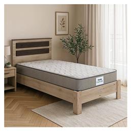 Calm Κρεβάτι Μονό για Στρώμα 100x200cm Μπεζ