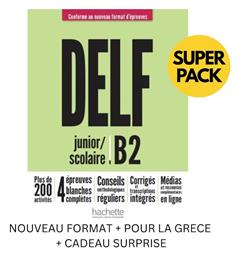 Delf Scolaire Et Junior B2 Super Pack Nouveau Format Pour La Grece Cadeau Surprise
