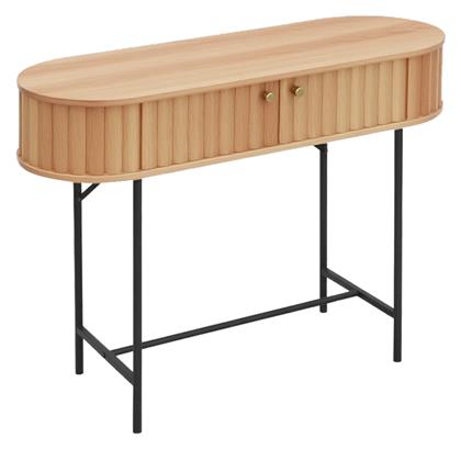 Zeplen Κονσόλα από Ξύλο & Μέταλλο Oak Απόχρωση Μ100xΠ35xΥ75εκ.