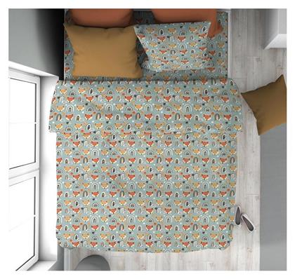 Dimcol Σετ Παιδικό Πάπλωμα Μονό με Μαξιλαροθήκη Pale Cyan 160x240εκ.