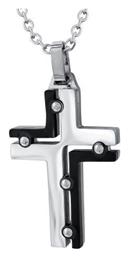 Kiriakos Gofas Ατσάλινος Σταυρός Διπλής Όψης