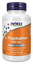 Now Foods L-Tryptophan 60 φυτικές κάψουλες Unflavoured