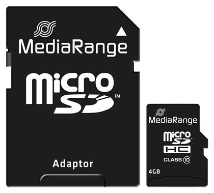 MediaRange microSDHC 4GB Class 10 High Speed