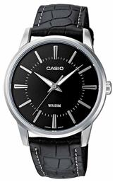 Casio Standard Ρολόι Μπαταρίας με Δερμάτινο Λουράκι