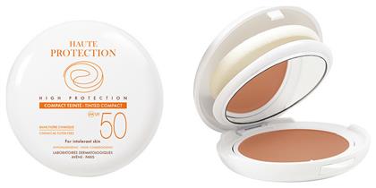 Avene Haute Protection Compact Αδιάβροχη Αντηλιακή Πούδρα Προσώπου SPF50 με Χρώμα Teinte Sable 10gr