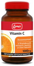 Lanes Vitamin C Βιταμίνη 1000mg Πορτοκάλι 30 ταμπλέτες 20 αναβράζοντα δισκία 60 μασώμενες ταμπλέτες