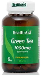 Health Aid Green Tea 1000mg 60 ταμπλέτες