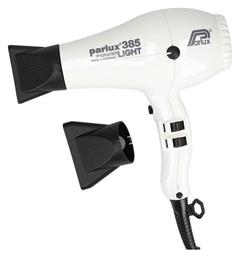 Parlux 385 Power Light White Ionic Επαγγελματικό Πιστολάκι Μαλλιών 2150W