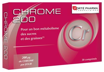 Forte Pharma Chrome 200 30 ταμπλέτες