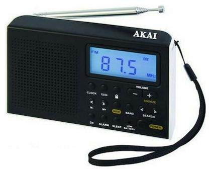 Akai AWBR-305 Φορητό Ραδιόφωνο Μπαταρίας Μαύρο