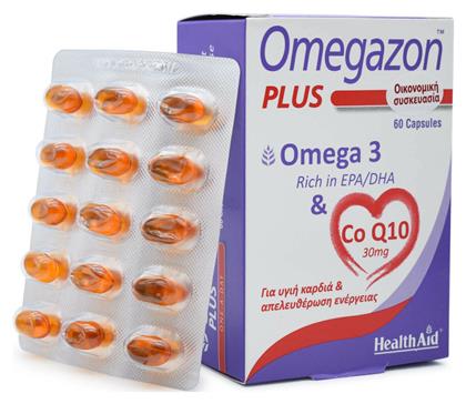 Health Aid Omegazon Plus One A Day Omega 3 & CoQ10 Ιχθυέλαιο 1τμχ