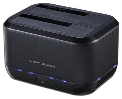 LC-Power Docking Station για 2 Σκληρούς Δίσκους SATA 2.5'' / 3.5'' με σύνδεση USB 3.0 (LC-DOCK-U3-III)