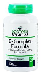 Doctor's Formulas B-Complex Formula Βιταμίνη για Ενέργεια, Ενίσχυση του Ανοσοποιητικού & το Νευρικό Σύστημα 120 ταμπλέτες