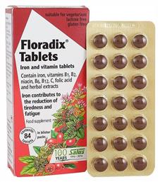 Salus Haus Floradix Tablets 84 ταμπλέτες