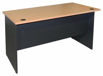 Επαγγελματικό Γραφείο Abelina 120x70x75εκ. Γκρι / Φυσικό